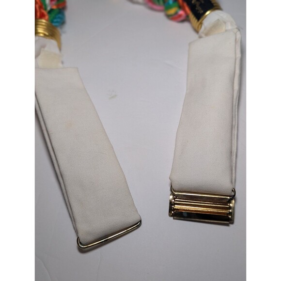 VTG Vintage Anthony Alexander Belt Rainbow Cords Braided Glamorous Funky - Picture 6 of 7